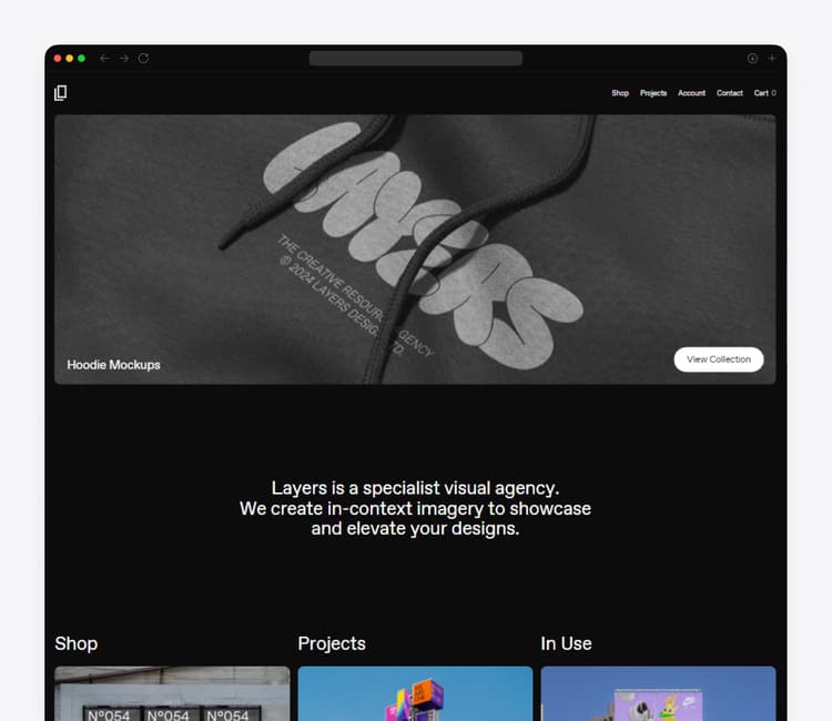 Layers Mockups